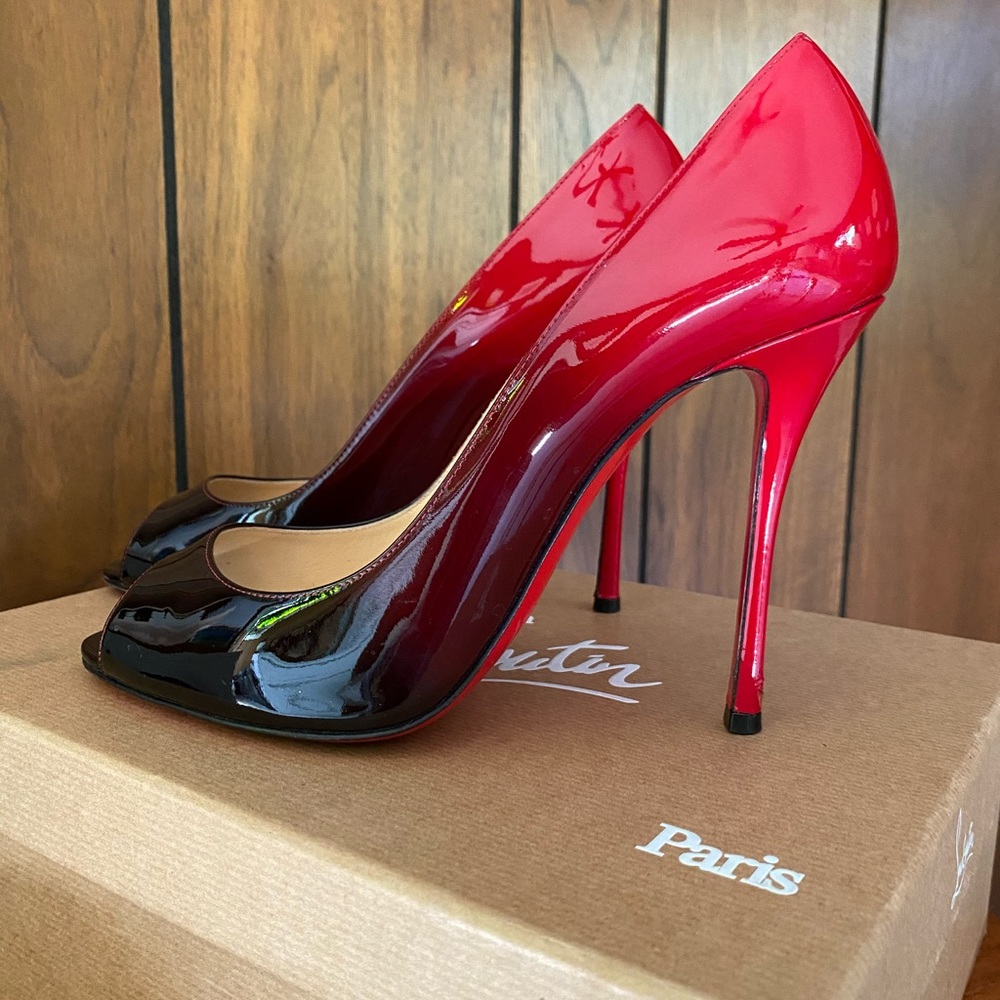 Christian Louboutin 100mm Yootish Patent Degrade